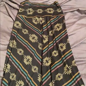 Aztec maxi skirt